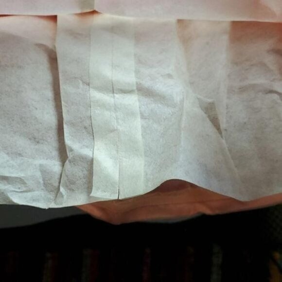 Vintage HandCrafted Pink Peach Lined Zippered Sleeveless Pleated Midi Sz S Dress - Picture 6 of 13